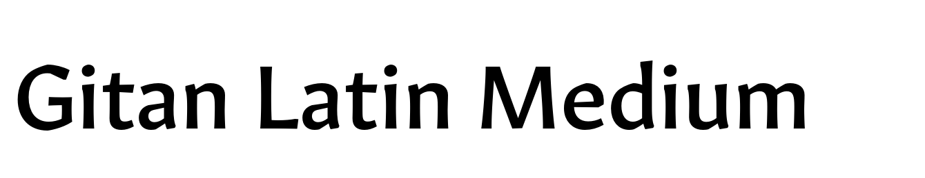 Gitan Latin Medium